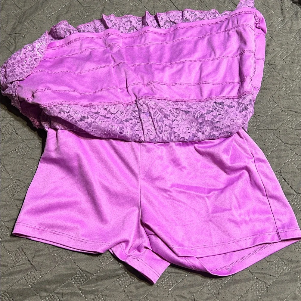 Justice Lavender Ruffle Mini Skort size 14